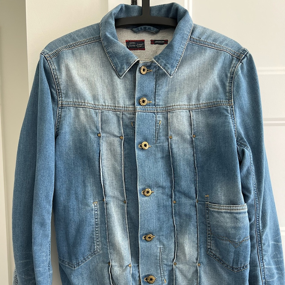 Diesel Unisex Blue Denim Jacket